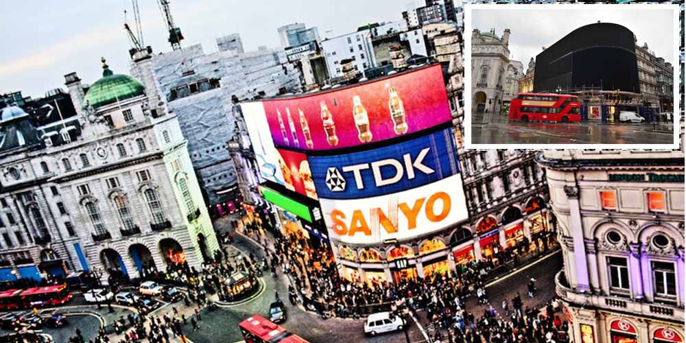 Piccadilly Circus London, Signboards Ahmadabad, Signboards London
